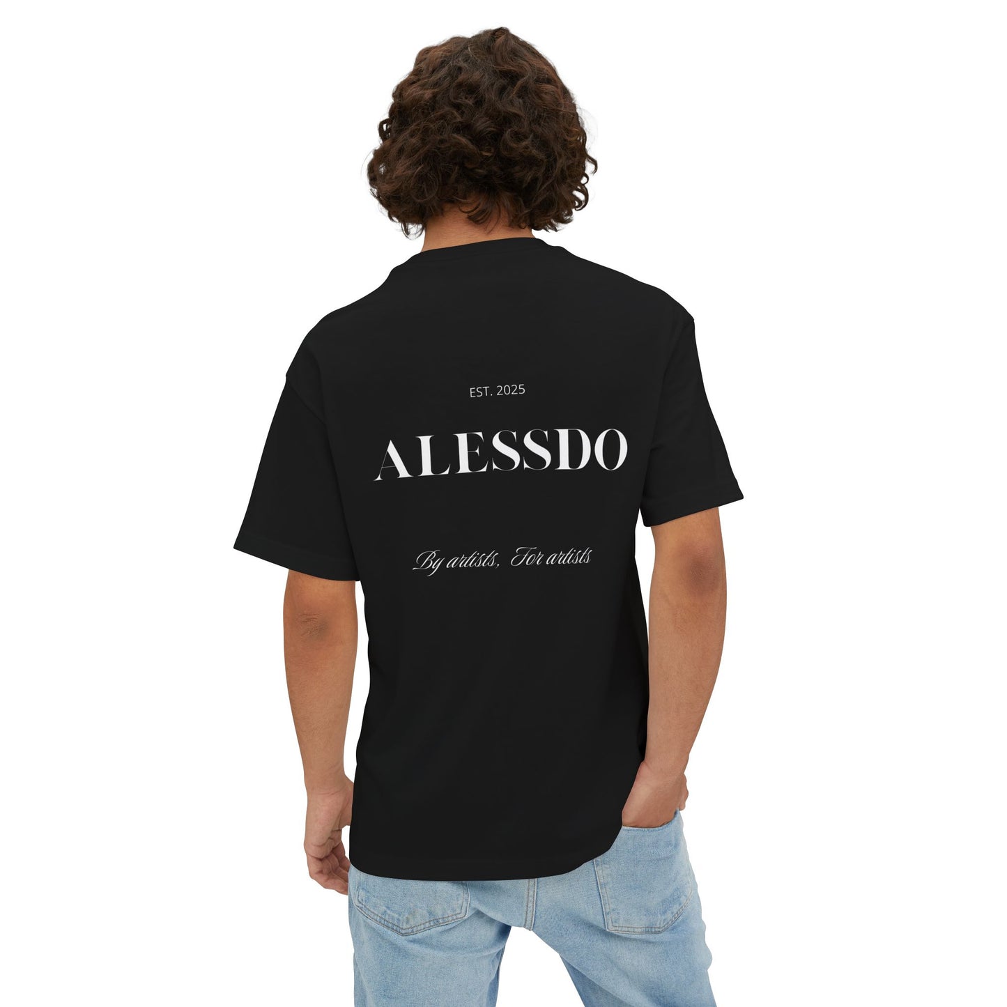 Men´s oversized Boxy Tee - ALESSDO